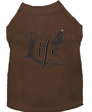 A Pirate's Life Embroidered Dog Shirt Brown Xxxl (20)