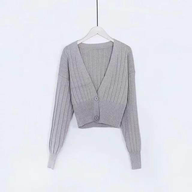 All The Way V Neck Cardigan