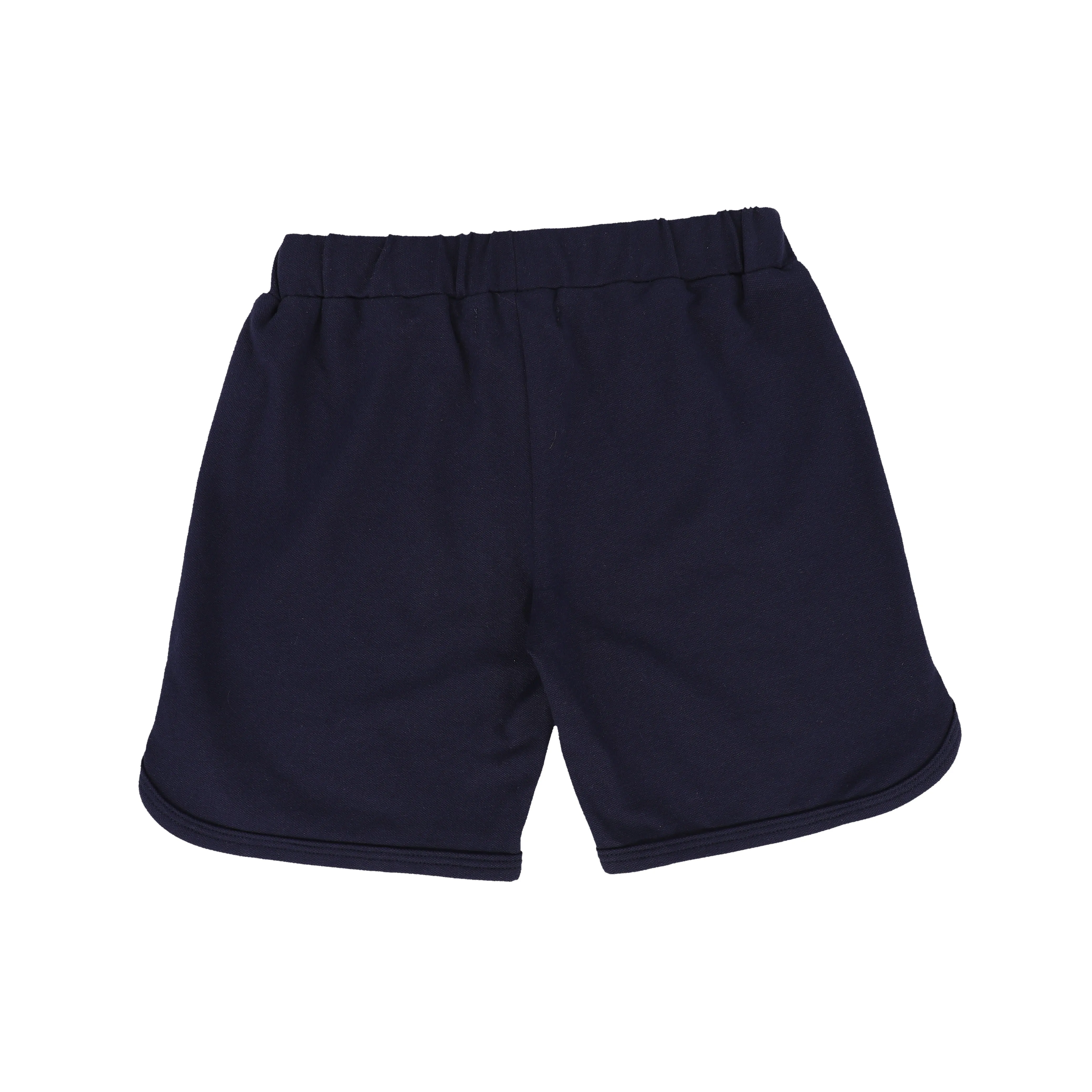 BACE COLLECTION NAVY PIQUE TRACK SHORTS [FINAL SALE]