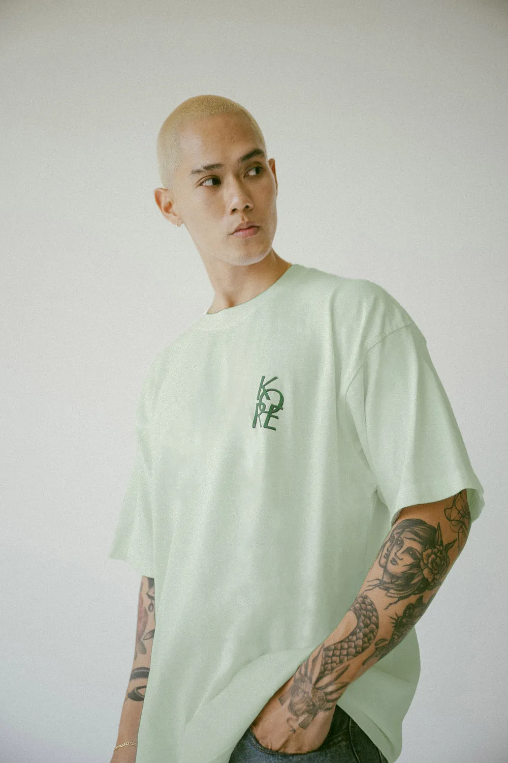 BLOOM TEE (LIGHT GREEN)