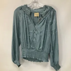 Blue Top Long Sleeve Elie Tahari, Size M