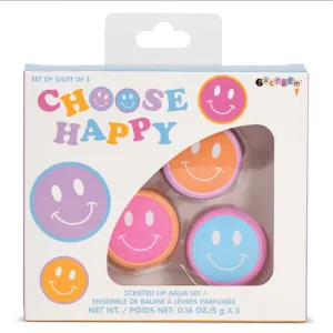 Choose Happy Lip Balm Trio