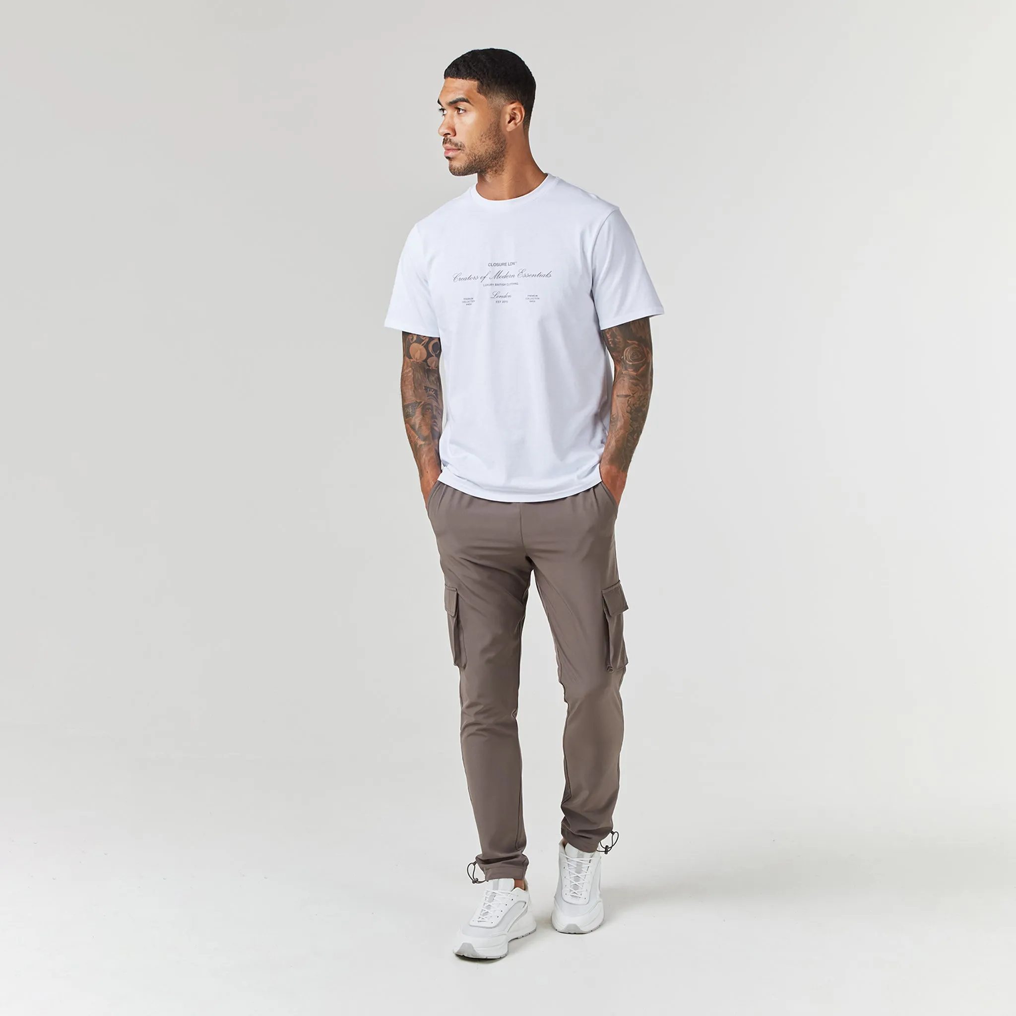 Deluxe Script T-Shirt | White