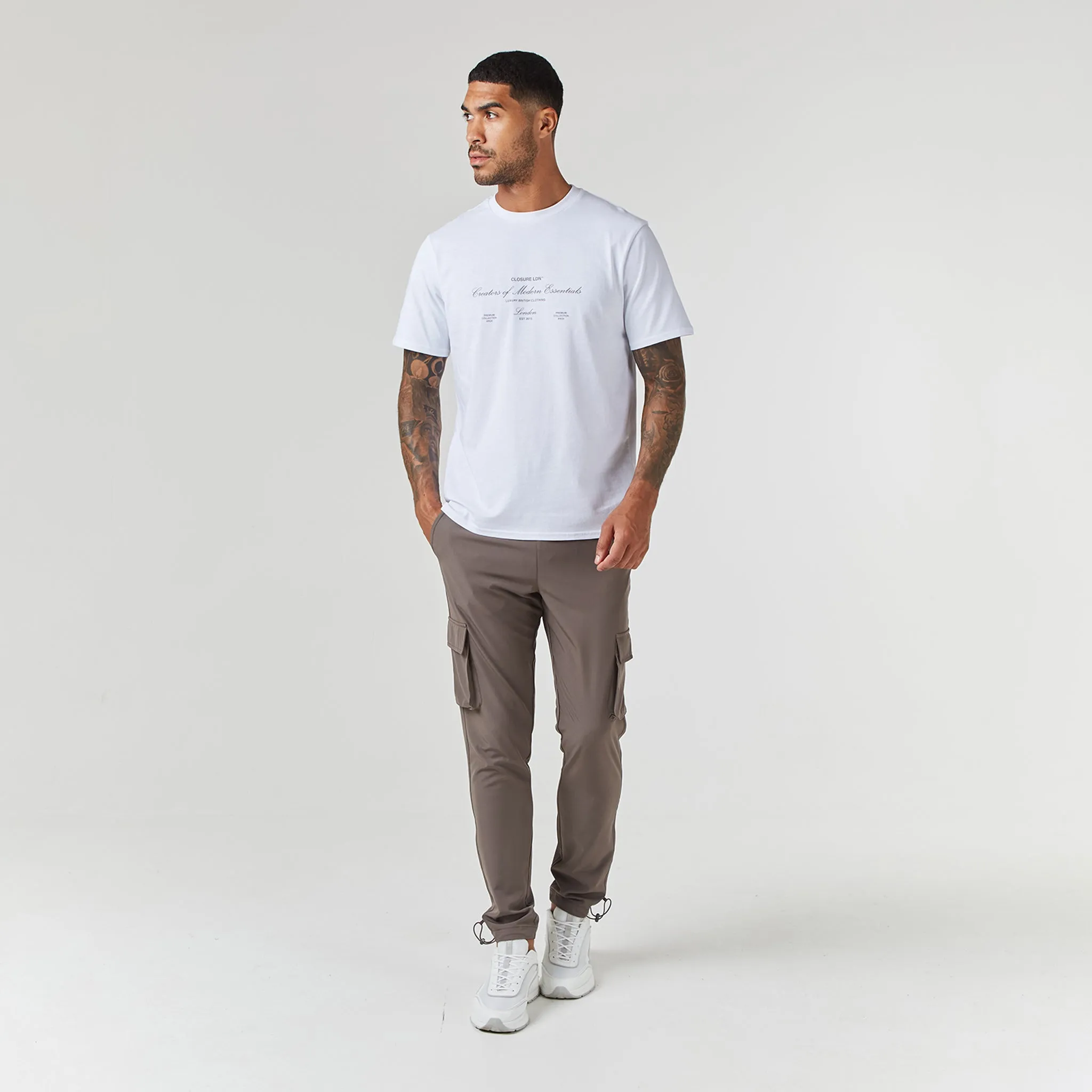 Deluxe Script T-Shirt | White