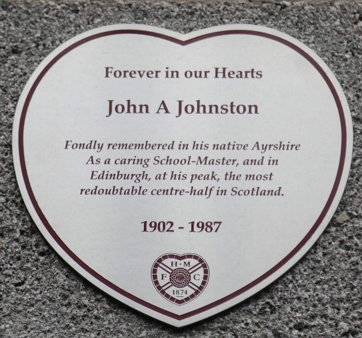 Forever in our Hearts Memorial Plaque