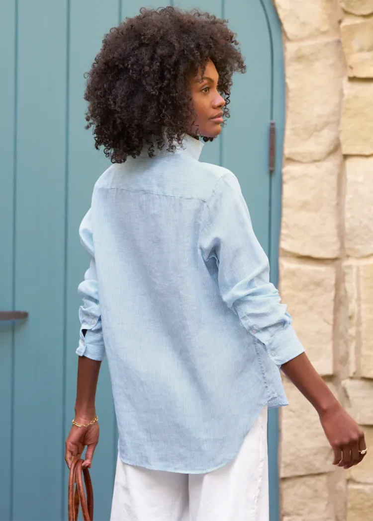 Frank & Eileen | Eileen Relaxed Button Up | Classic Linen