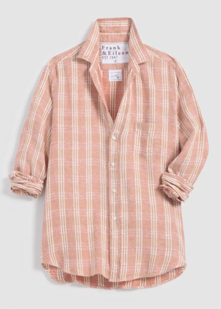 Frank & Eileen | Eileen Relaxed Button Up | Flannel Linen