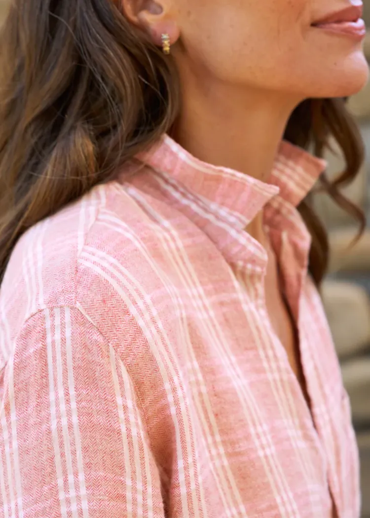 Frank & Eileen | Eileen Relaxed Button Up | Flannel Linen