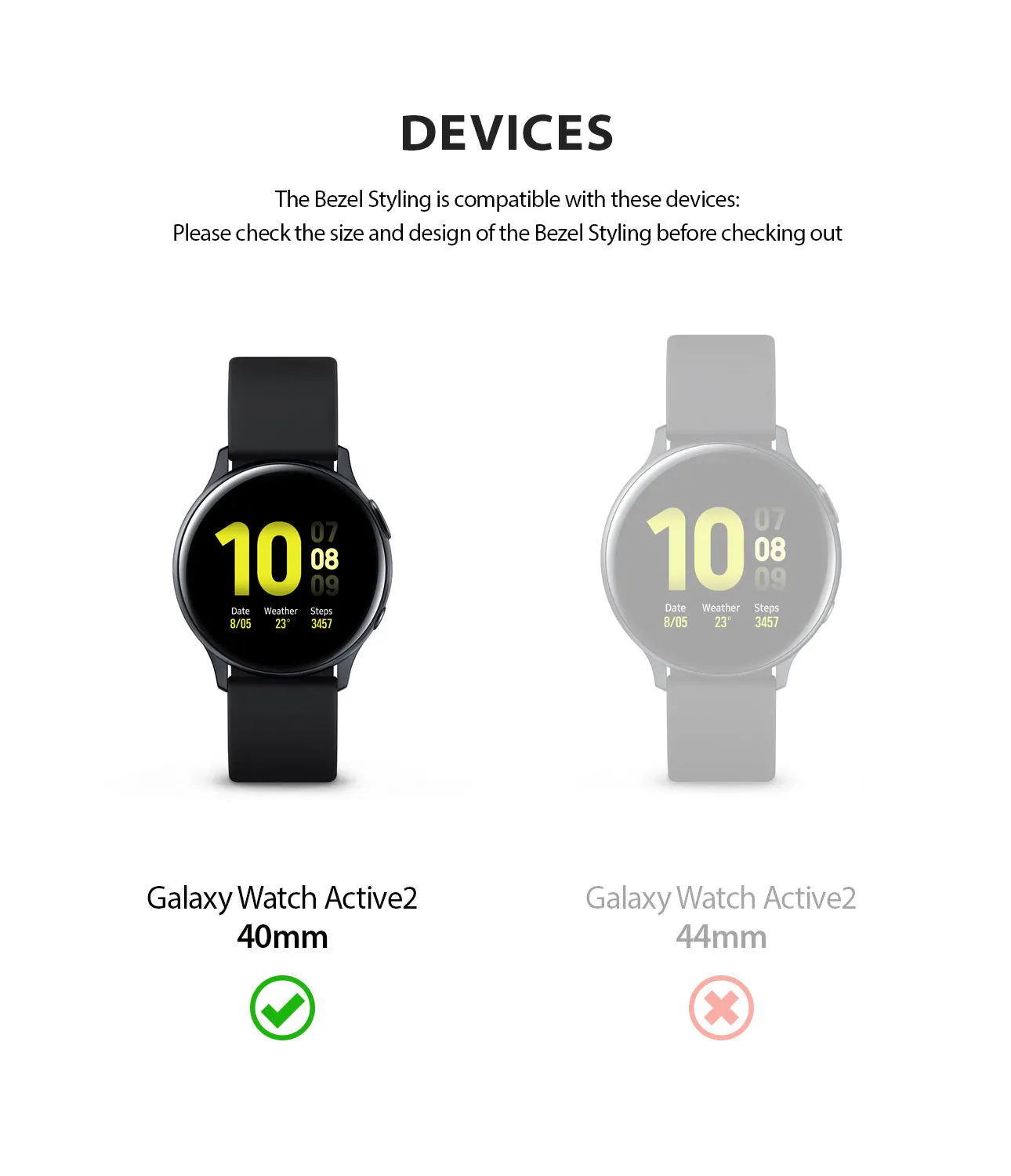 Galaxy Watch Active 2 40mm | Bezel Styling