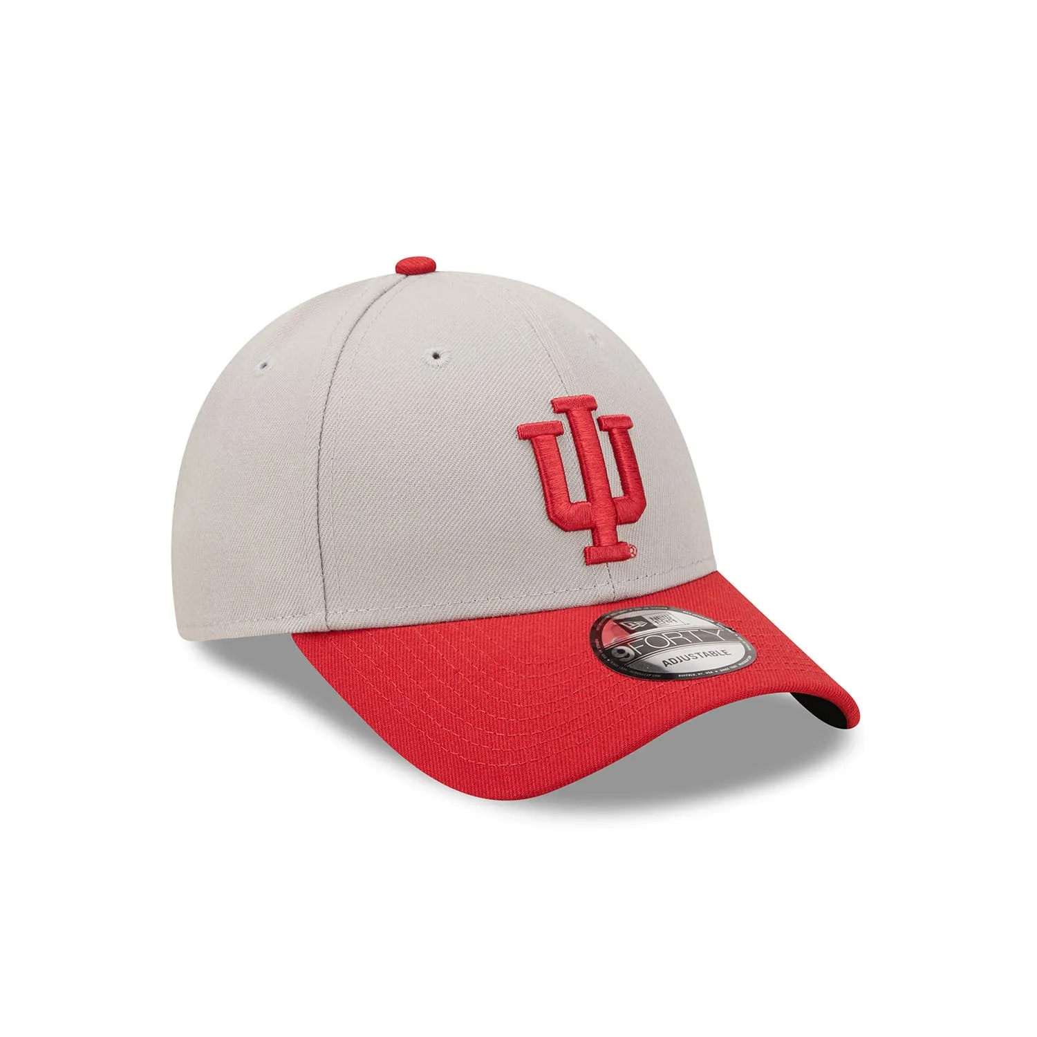 Indiana Hoosiers Primary Logo Two Tone Grey Adjustable Hat