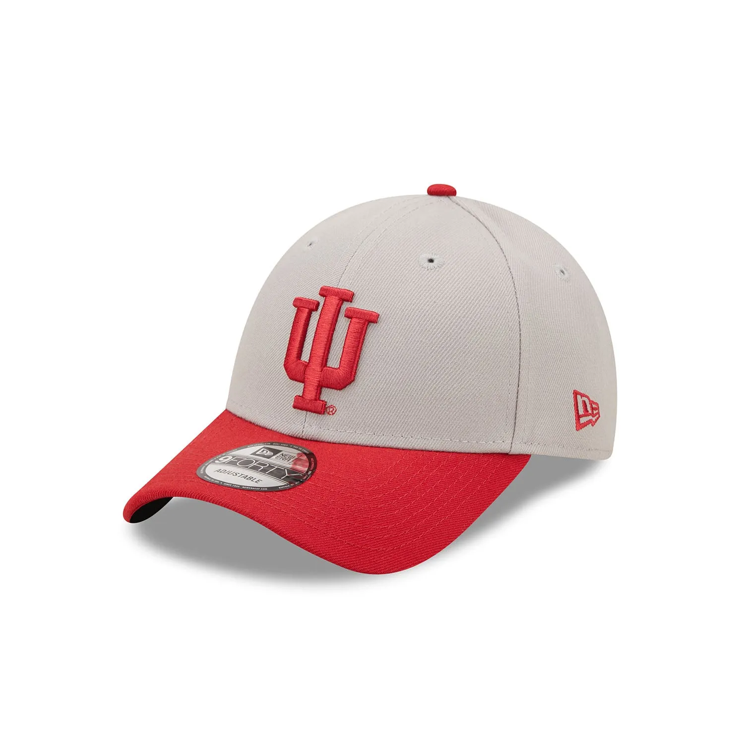 Indiana Hoosiers Primary Logo Two Tone Grey Adjustable Hat