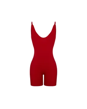 Ribbed Cotton Playsuit