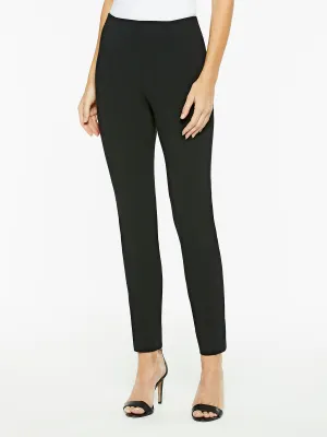 Seasonless Ponte Pull-On Pant, Black