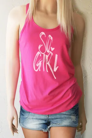 So. Girl Racerback Tank Top