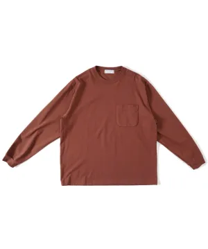 YAAH L/S T-SHIRT "BROWN"